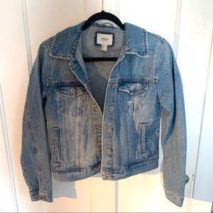 Forever 21 Slightly Distressed Denim Jacket